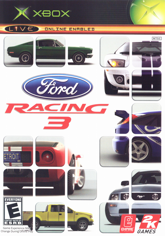 Ford Racing 3 box art for Xbox